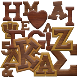 Wooden Letters