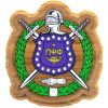 Omega Psi Phi - Decal Crest with Background