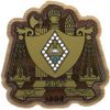 Zeta Beta Tau - Decal Crest with Background