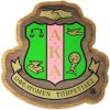 Alpha Kappa Alpha - Decal Crest with Background