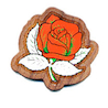 Alpha Omicron Pi (Rose) - Mini Crest