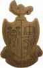 Gamma Phi Beta - Carved Crest