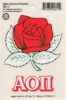 Alpha Omicron Pi (Rose) Decals